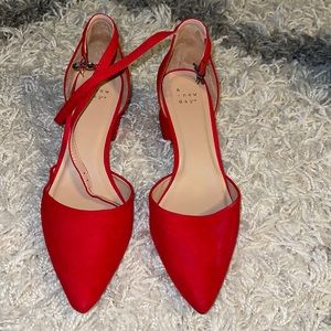 A New Day - Red Block Heels